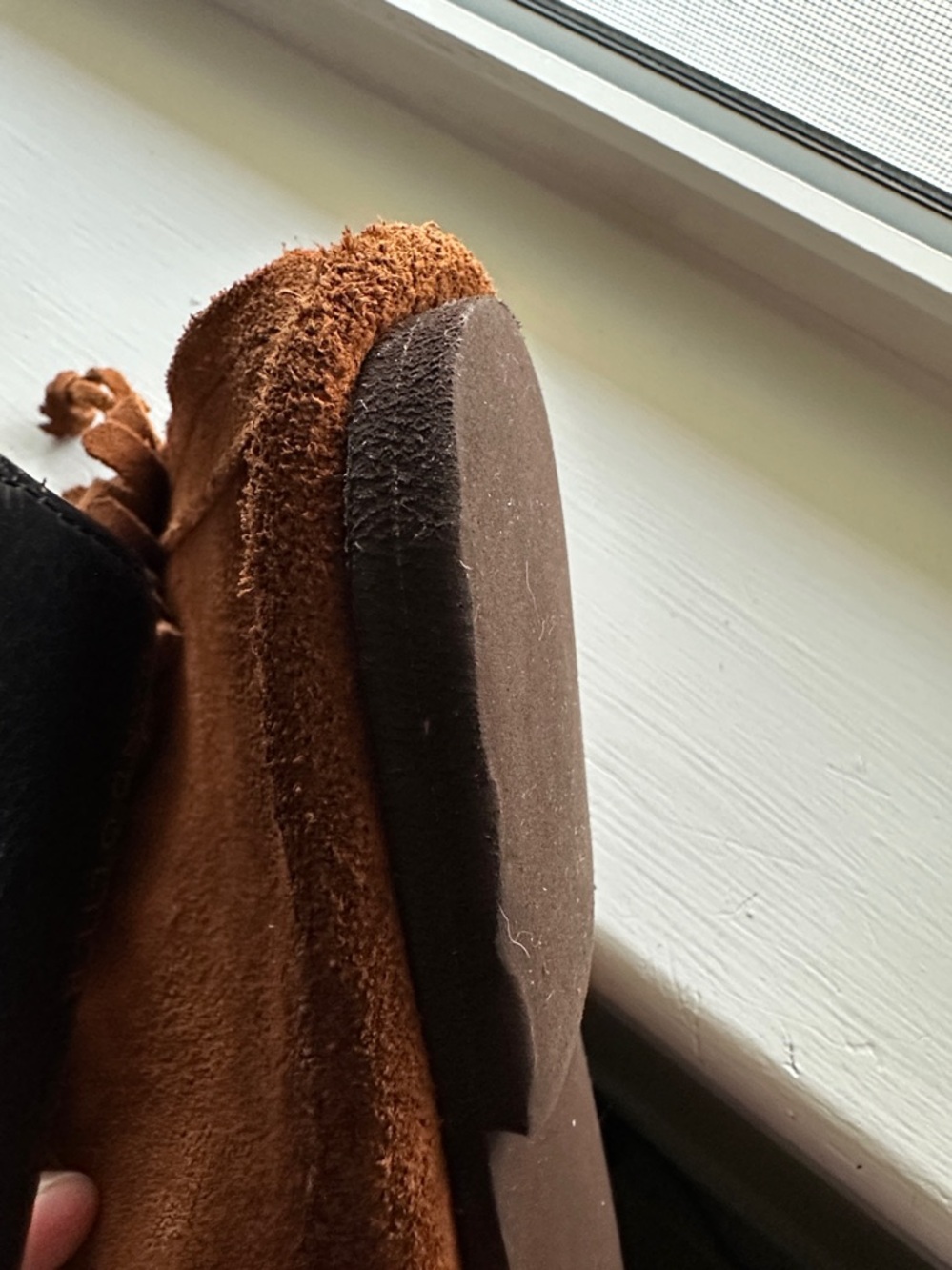 Minnetonka Brown Suede Fringe Ankle Booties 9 - Picture 14 of 14